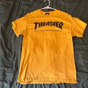 Thrasher Bold Yellow Skate Tee